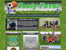 Tablet Screenshot of footy-fever.co.uk